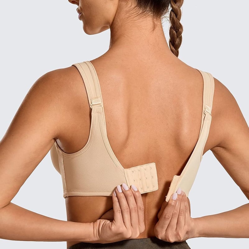 🎁Women Underwire Sports Bra Plus Size Self-adjustment High