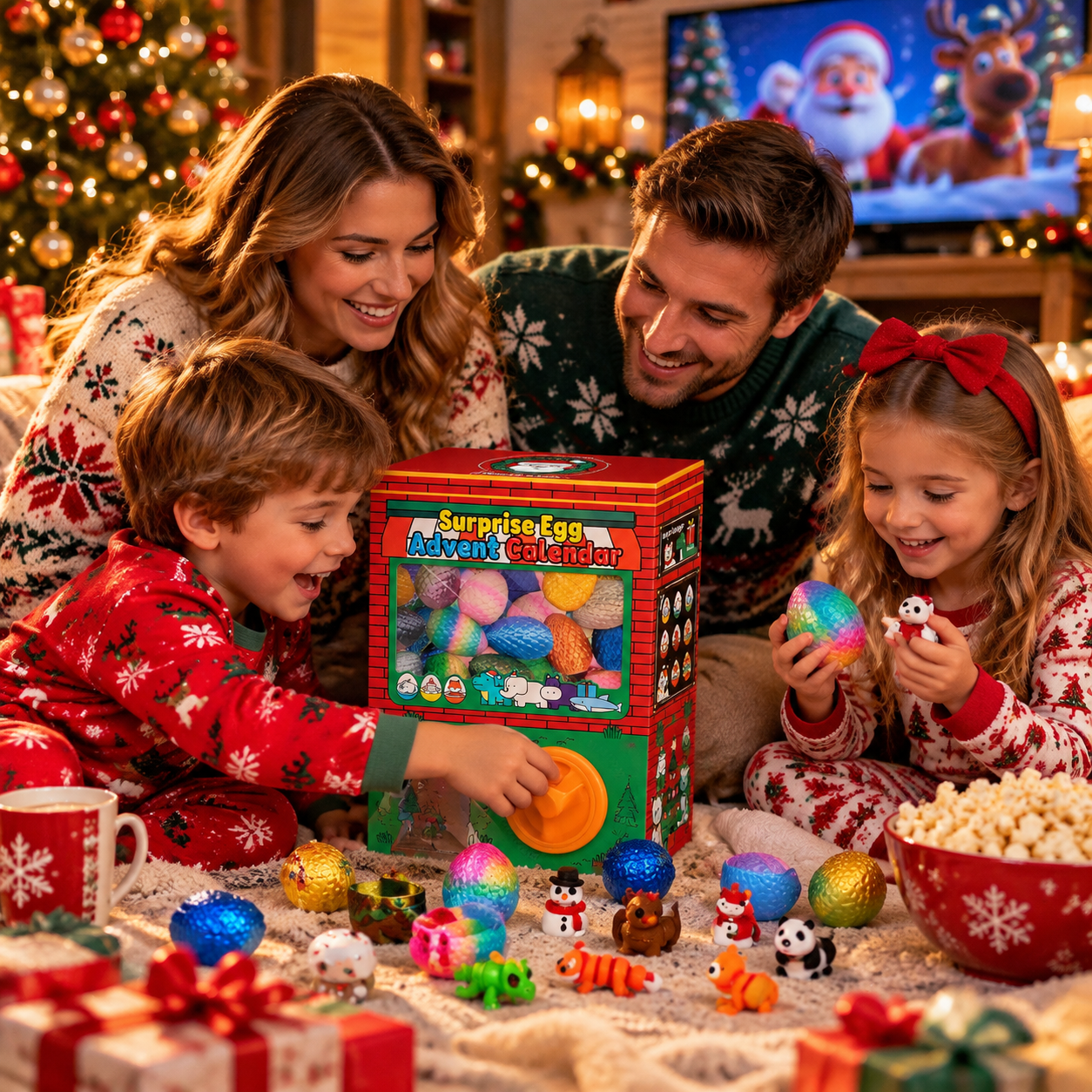 Christmas Surprise Egg Advent Calendar – 24 Days of Mystery Toys and Holiday Fun