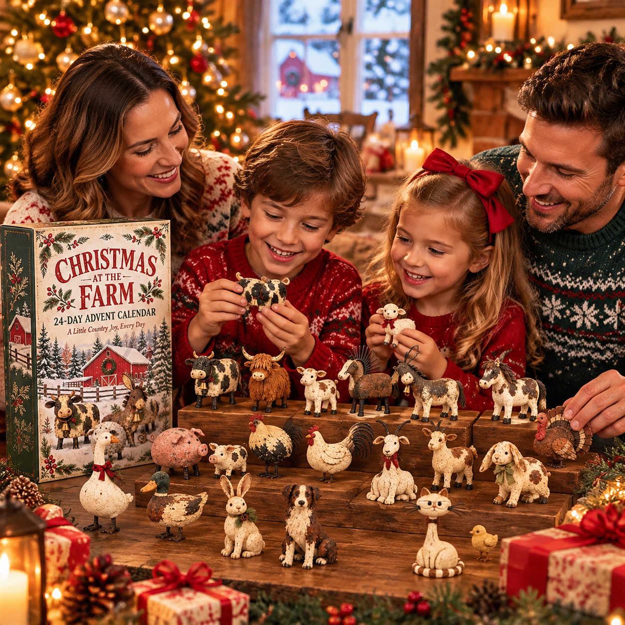 Christmas at the Farm – 24-Day Farm Animal Advent Calendar