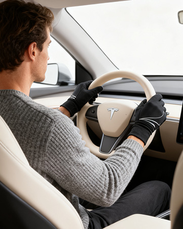 Warm Thermal Windproof Touchscreen Non-Slip Winter Gloves