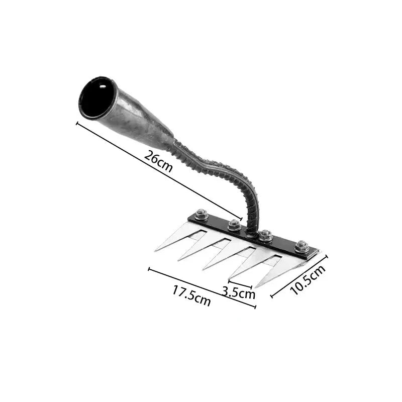 Upgraded Iron Weeding Rake
