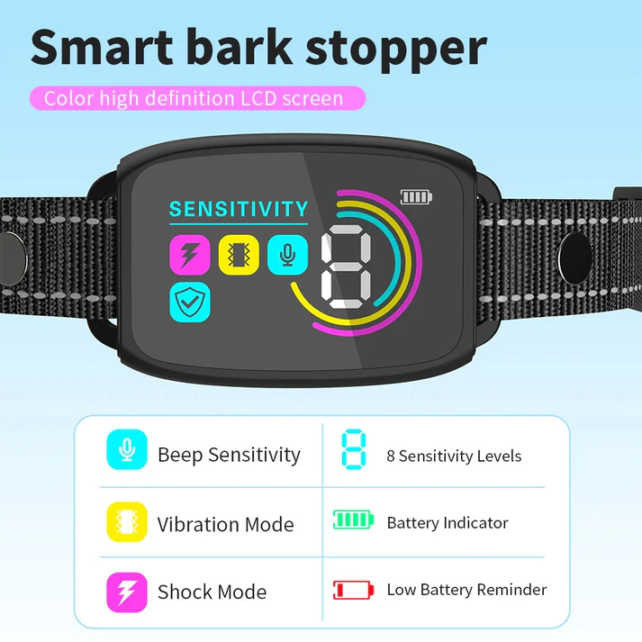 Smart Dog Bark Collar  Anti Barking Training