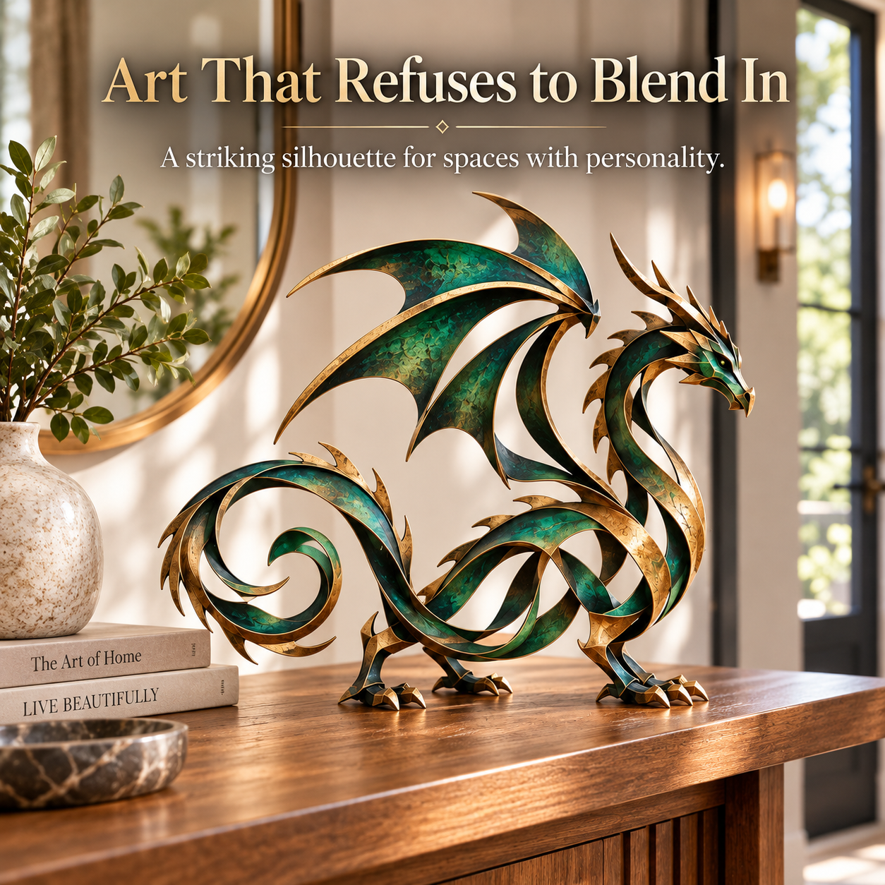 Ribbon-Form Metal Sculpture Collection