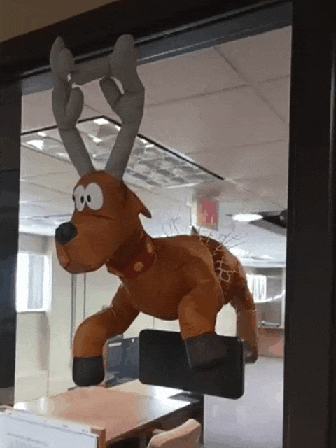 🎅🫎Crashing Reindeer & Santa Set