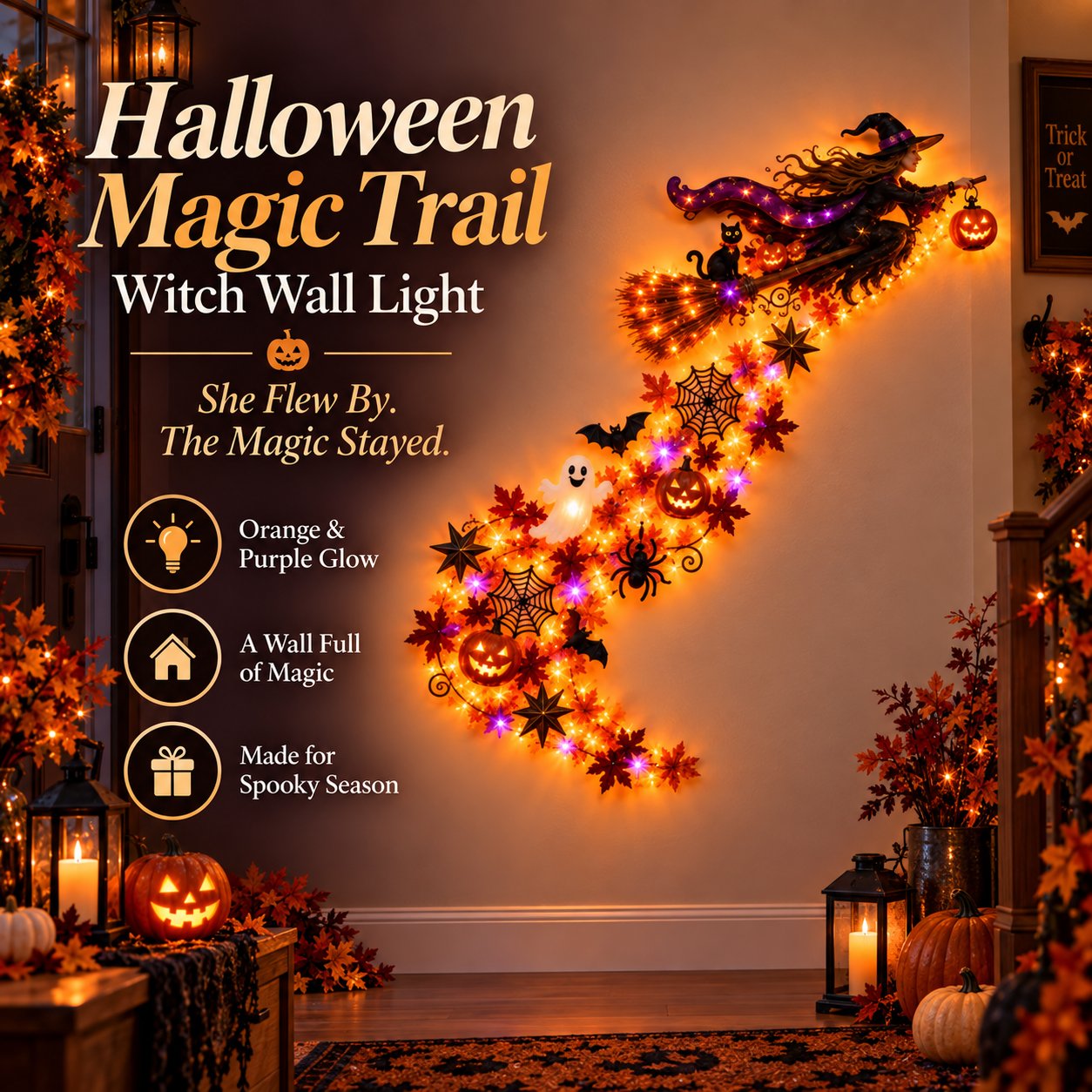 Halloween Magic Trail Wall Light Collection
