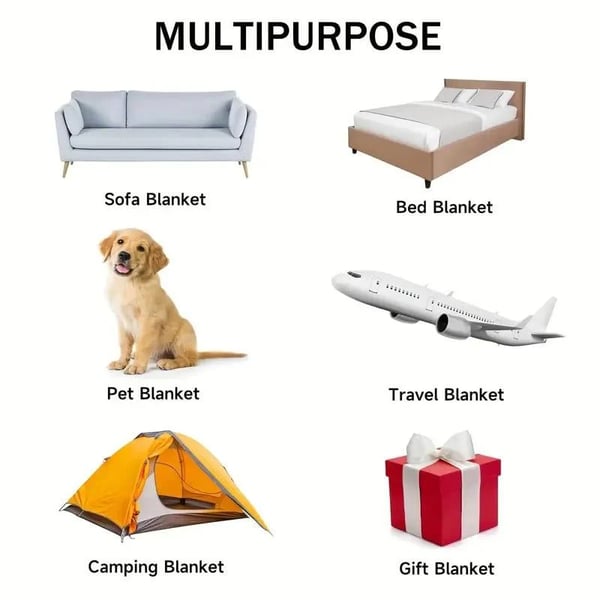 🐔Vintage Chicken Print Flannel Blanket