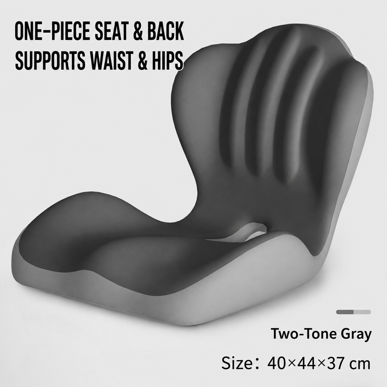 💺One-Piece Ergonomic Seat & Back Support Cushion