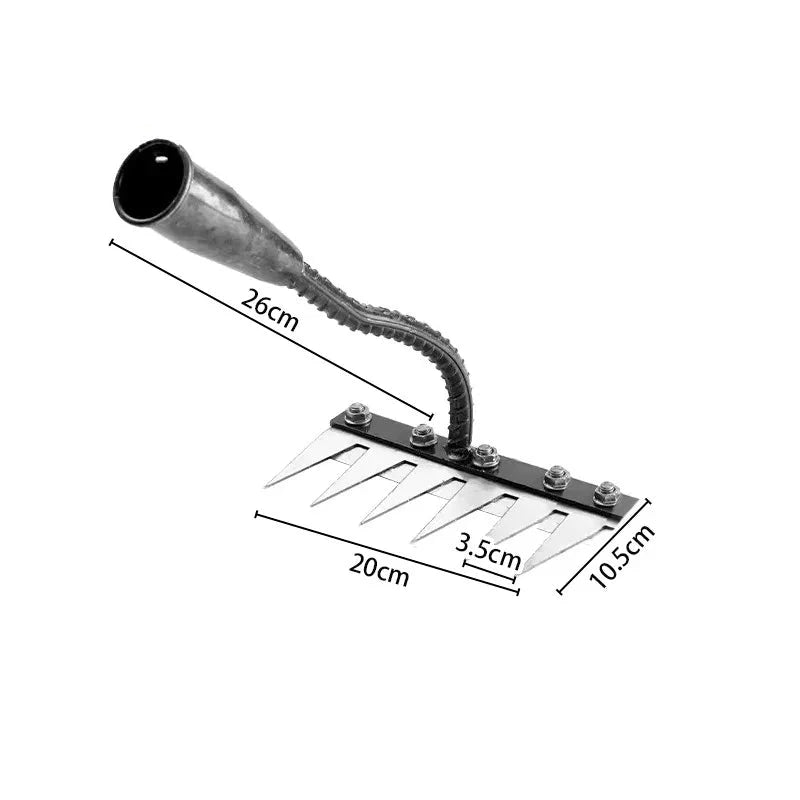 Upgraded Iron Weeding Rake