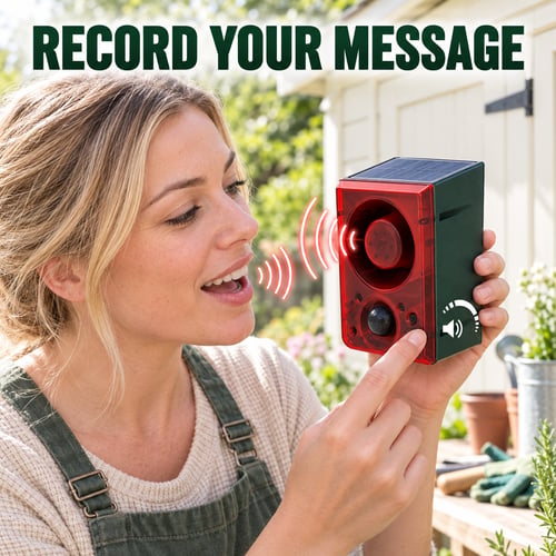 Solar Outdoor Motion Sensor Alarm
