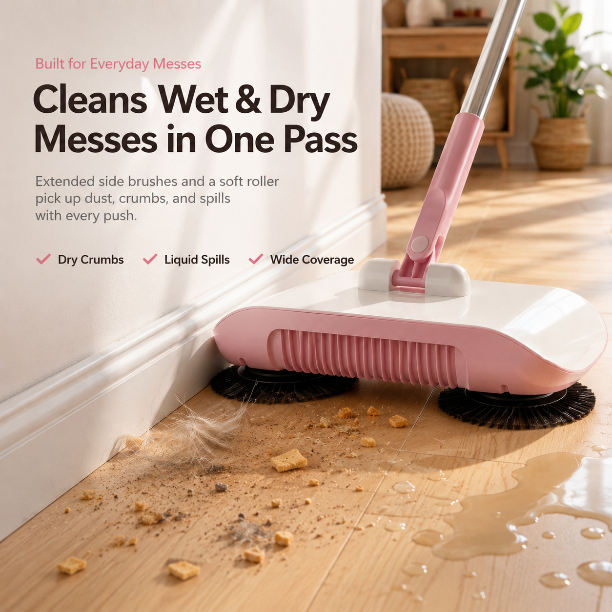 📢📢50% OFF !! ⏰Smart Robot Vacuum Cleaner with Mop & Broom