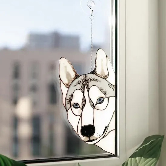 Funny Window Corner Decor - 🐶Peeping Dog