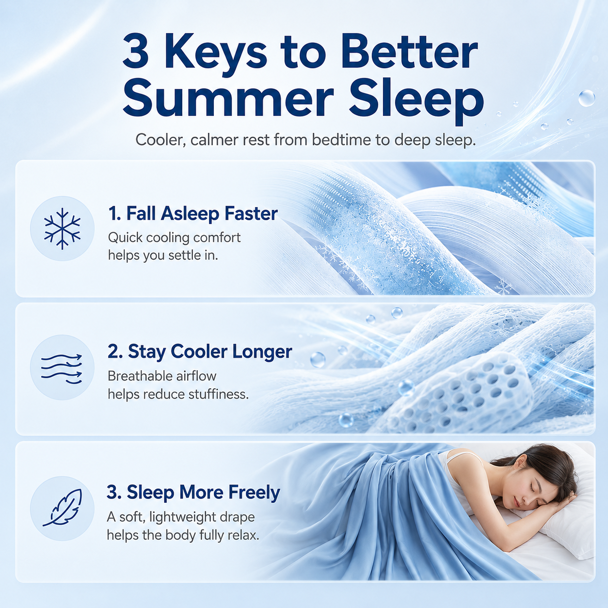 Deep Sleep Series Cooling Blanket 🌙