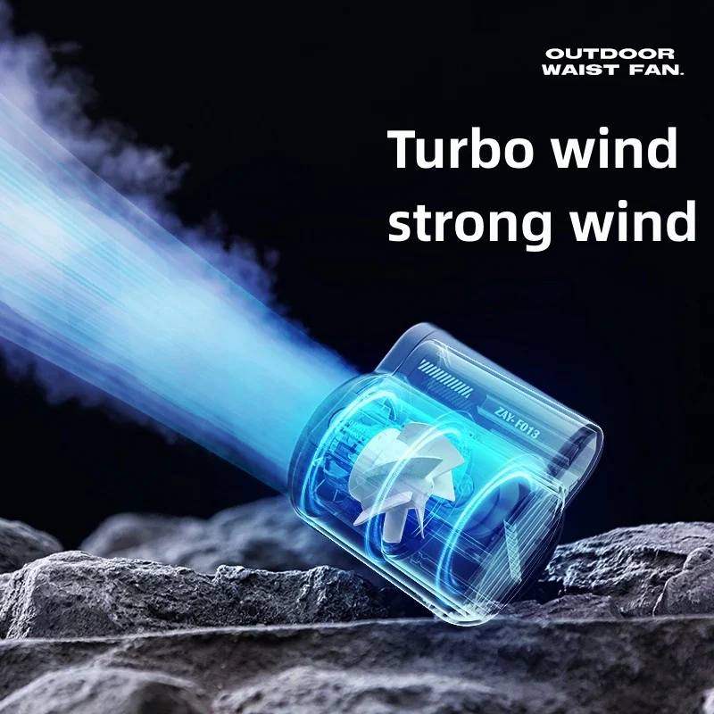 🌀 Outdoor Mini Air Conditioner 🌀 Portable Waist Hanging Fan