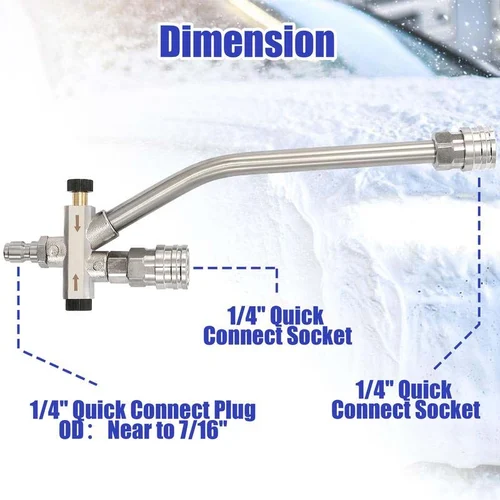 🔥Hot Sale-49% OFF-🧼Foam Cannon Dual Connector Accessory