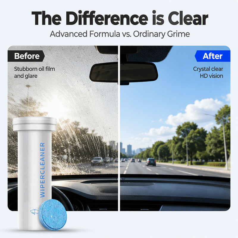 5-bottle Pack Windshield & Glass Cleaning Tablets – 75 Deep Cleaning Treatments