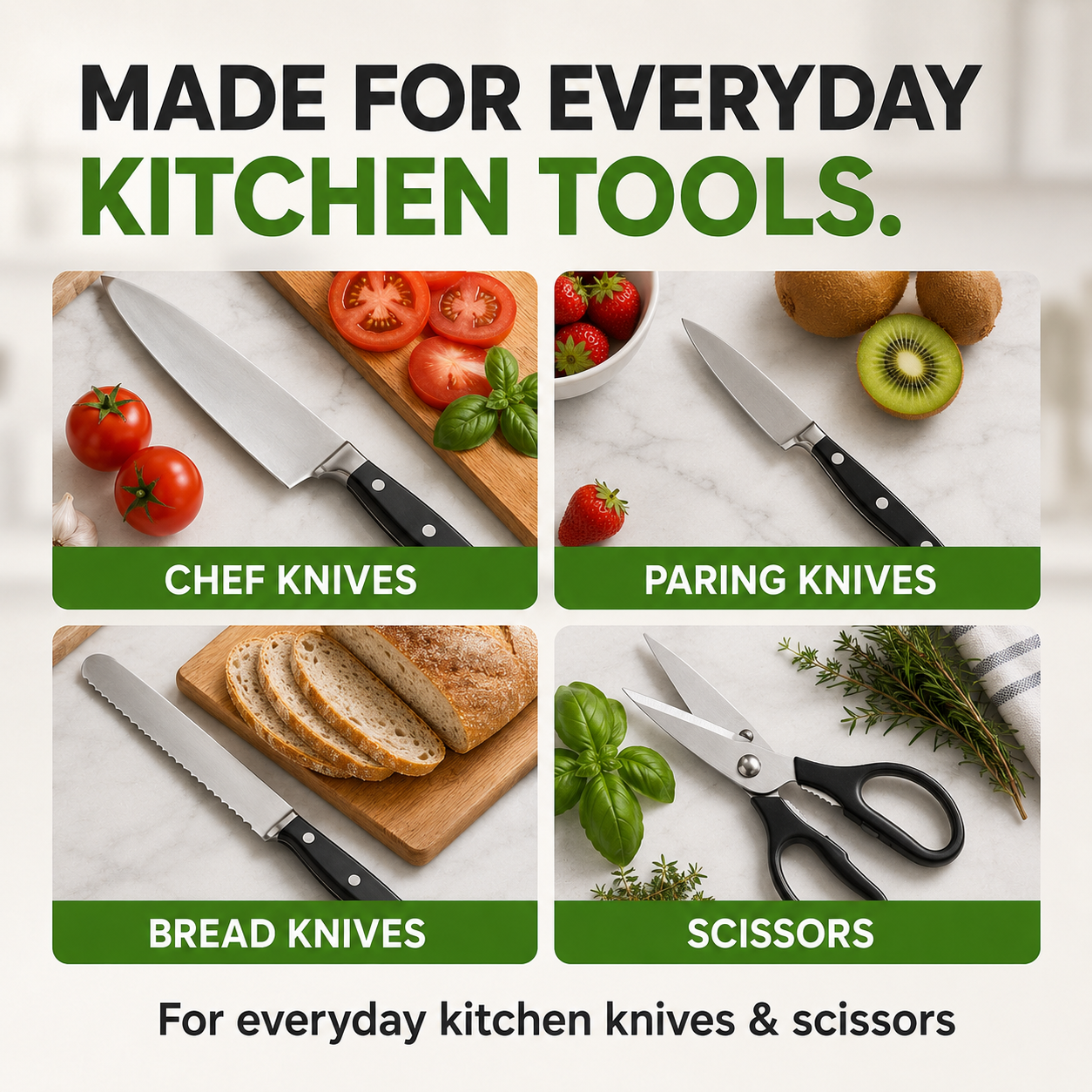 3-Step Dial Knife & Scissor Sharpener