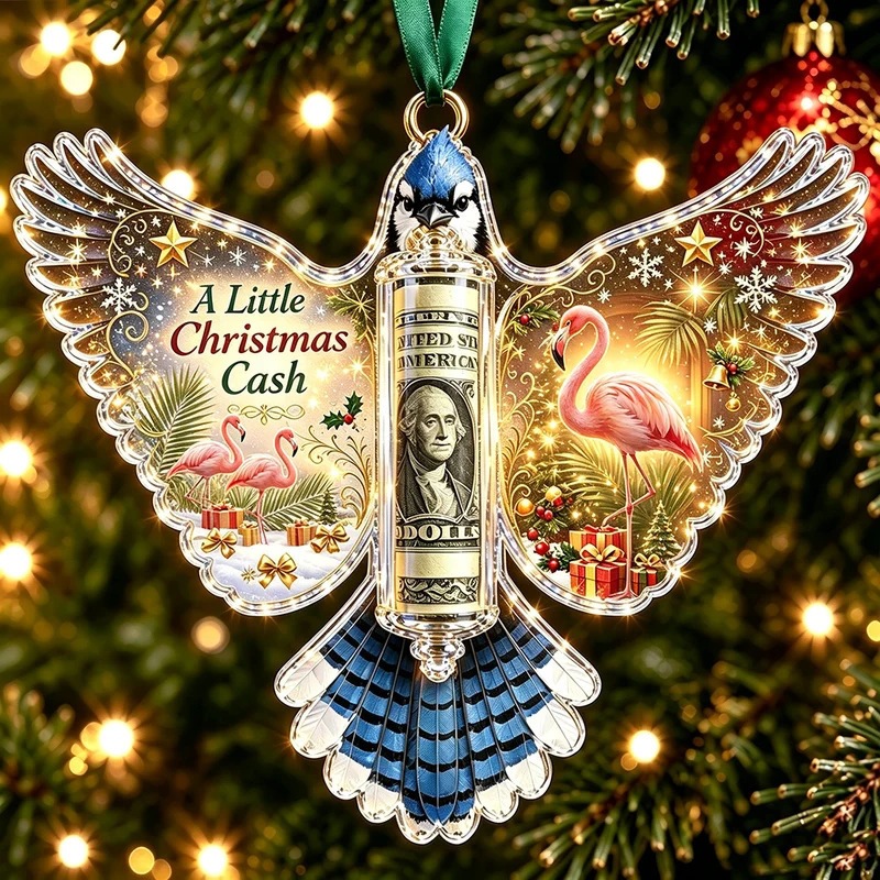 💵 Christmas Cash Gift Ornament