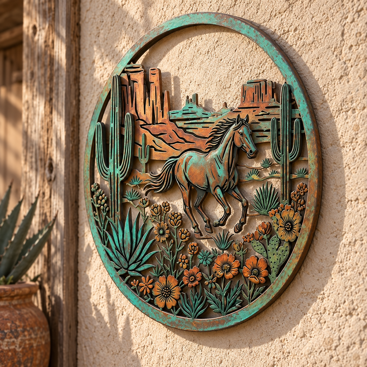 🐴Western Horse Desert Garden Wall Decor