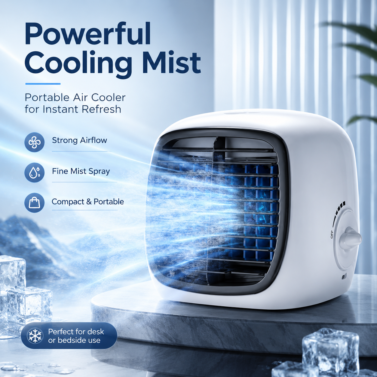❄️Silent Spray Super-Powerful Air Cooler