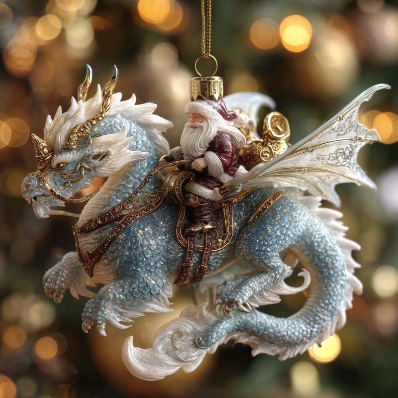 🔥Fantasy Christmas: Santa’s Ride Collection Ornament🎅