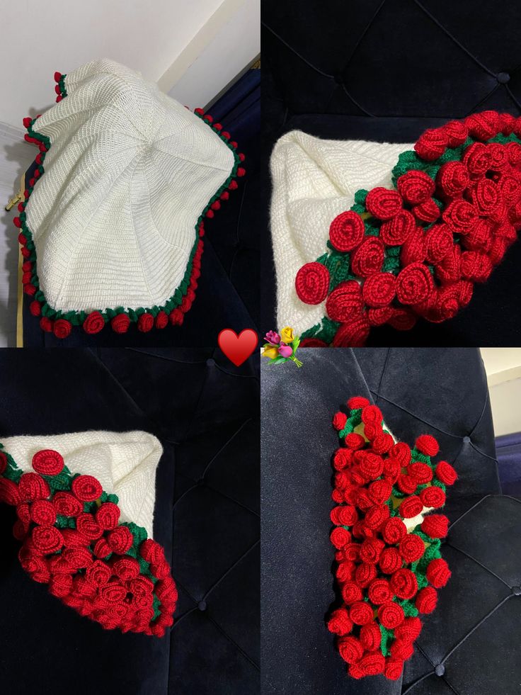 Premium Rose/Sunflower Bouquet Blanket