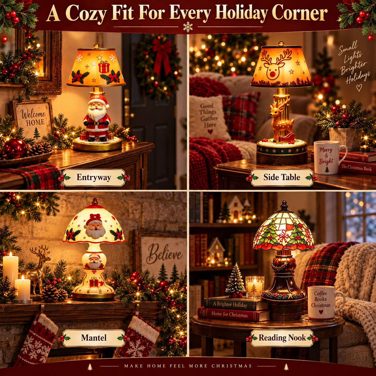 Nostalgic Christmas Table Lamp