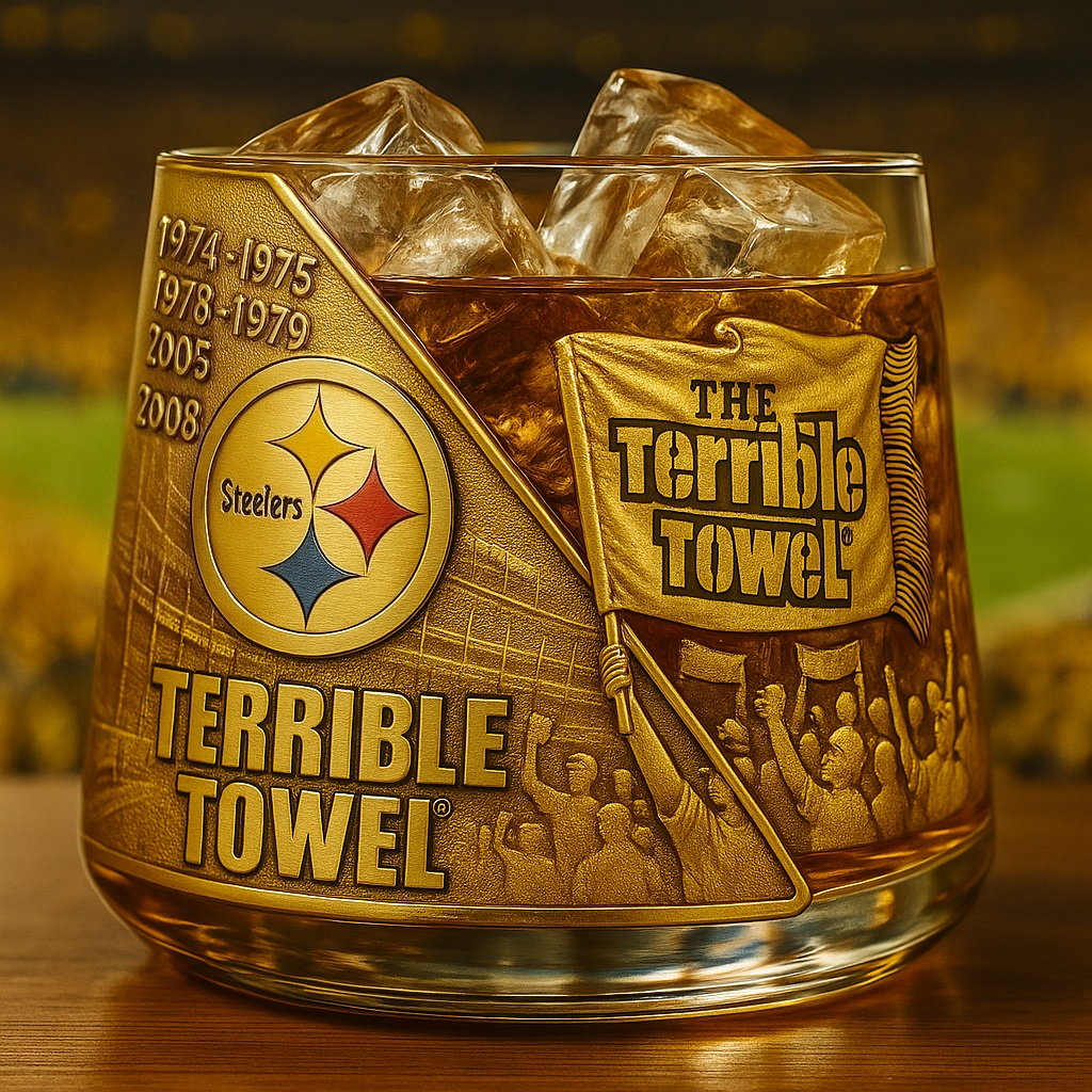 Steel City Glory Whiskey Glass