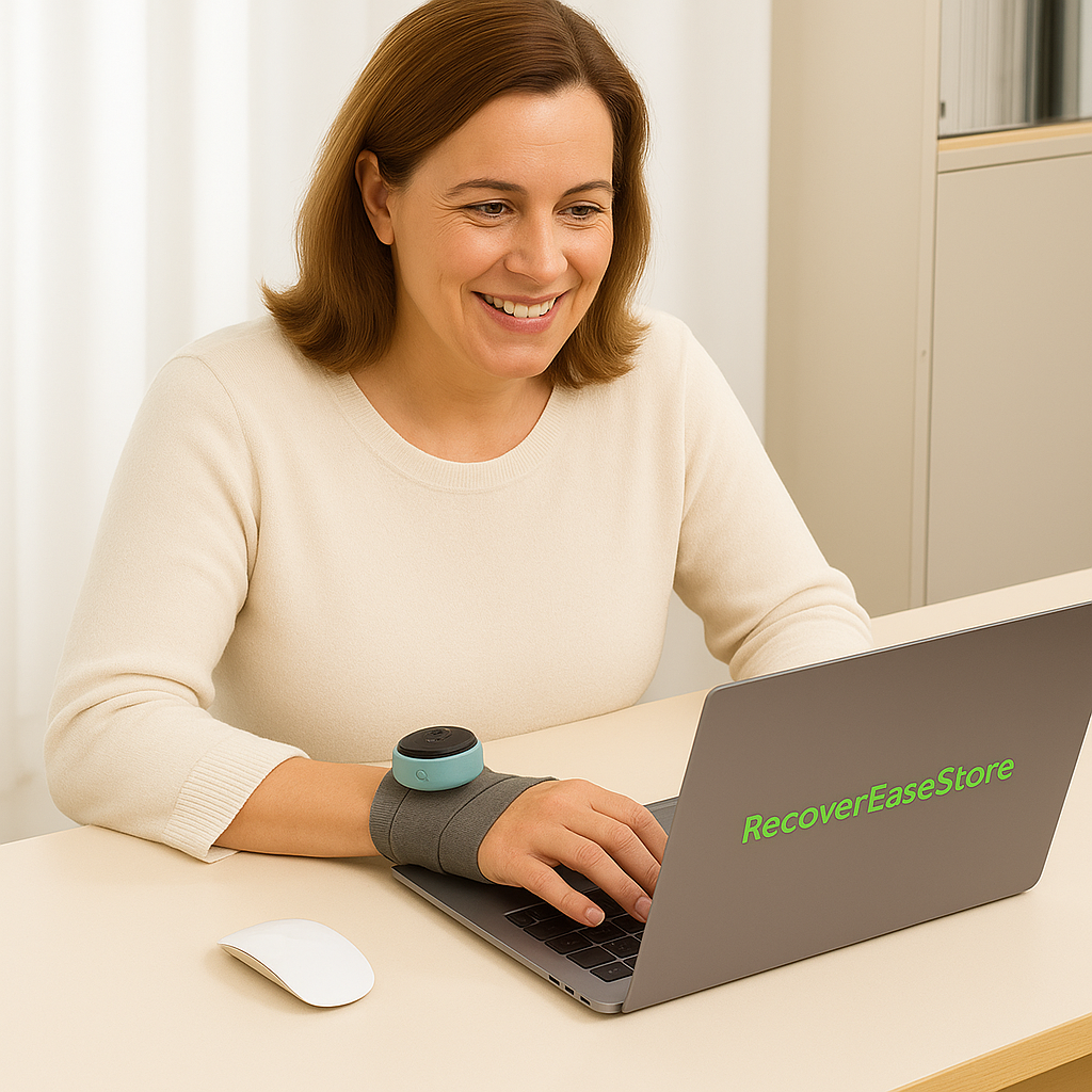 Wrist Support Brace with EMS and Heat Therapy