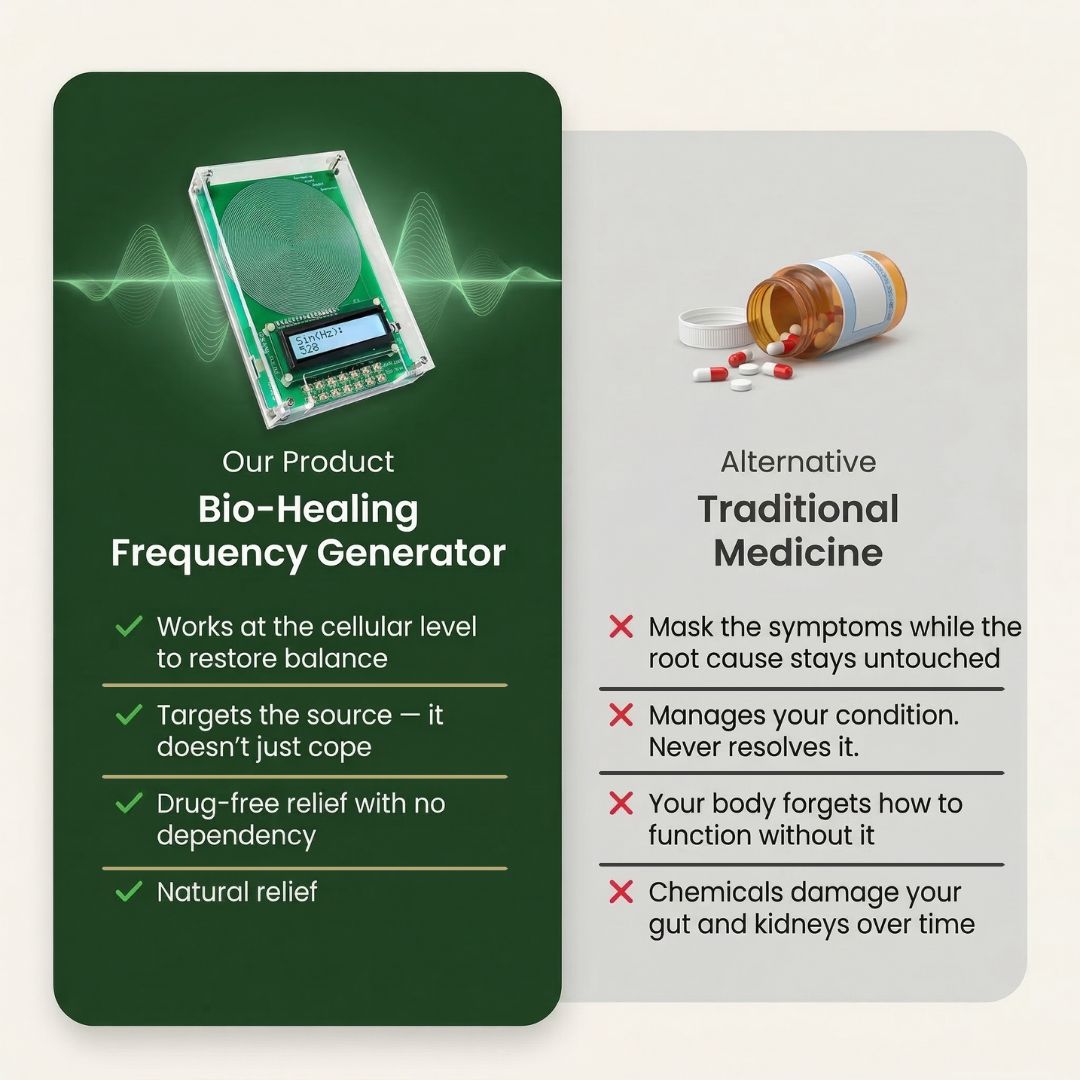 Healatia Bio-Frequency Wellness Generator V2 – Analog Sine Wave & PEMF System