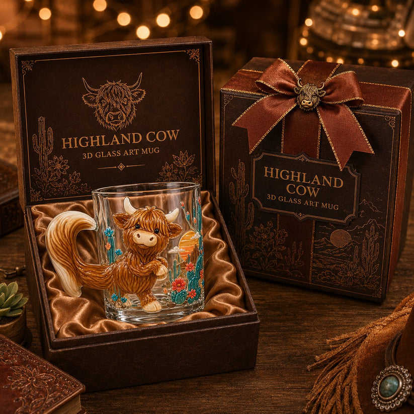 🐾 Whimsical 3D Animal Sculpted Glass Mug Collection | 12oz Premium Clear Glass with Raised Animal Figures, Character-Specific Details & Playful Sculptural Accents ✨