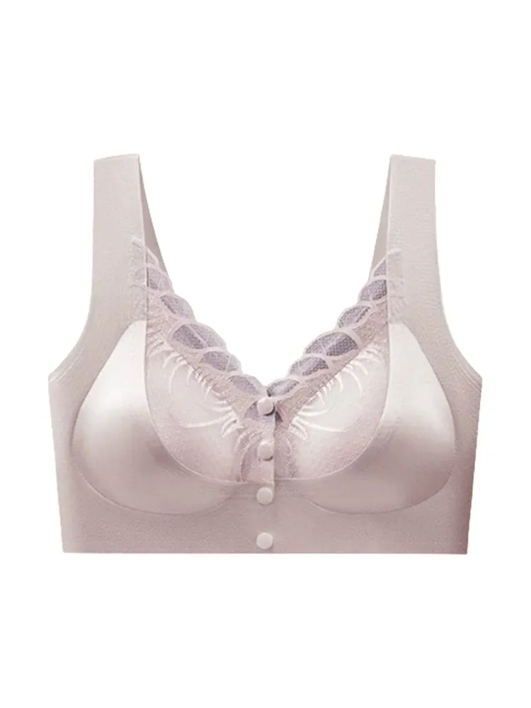 Easy-On/Off Lace Front-Clasp Bra