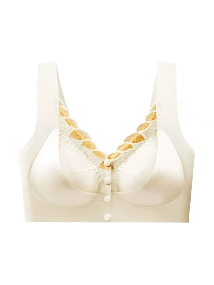 Easy-On/Off Lace Front-Clasp Bra