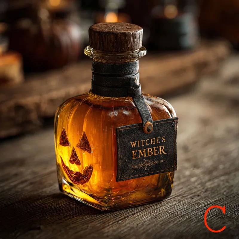 Halloween Wine Bottle