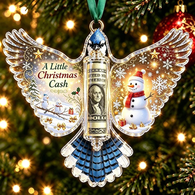 💵 Christmas Cash Gift Ornament