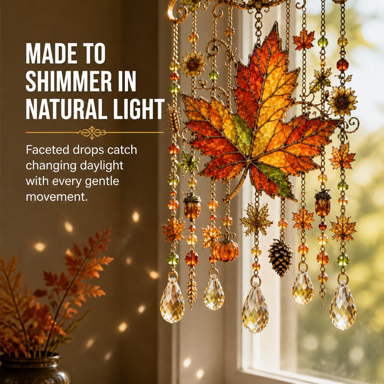 Autumn Harvest Hanging Suncatcher