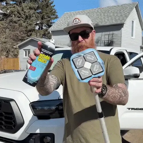 Dual Magnetic Car Windshield Cleaner | Streak-Free Auto Glass Cleaning Kit
