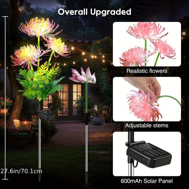 🌸Waterproof Solar Lycoris Radiata Stake Lights