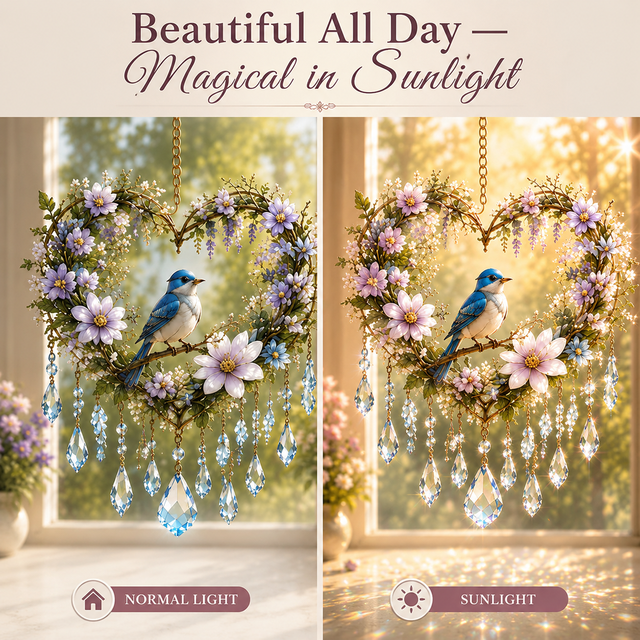 Crystal Garden Suncatcher – Turn an Empty Window Into a Beautiful, Light-Filled Corner