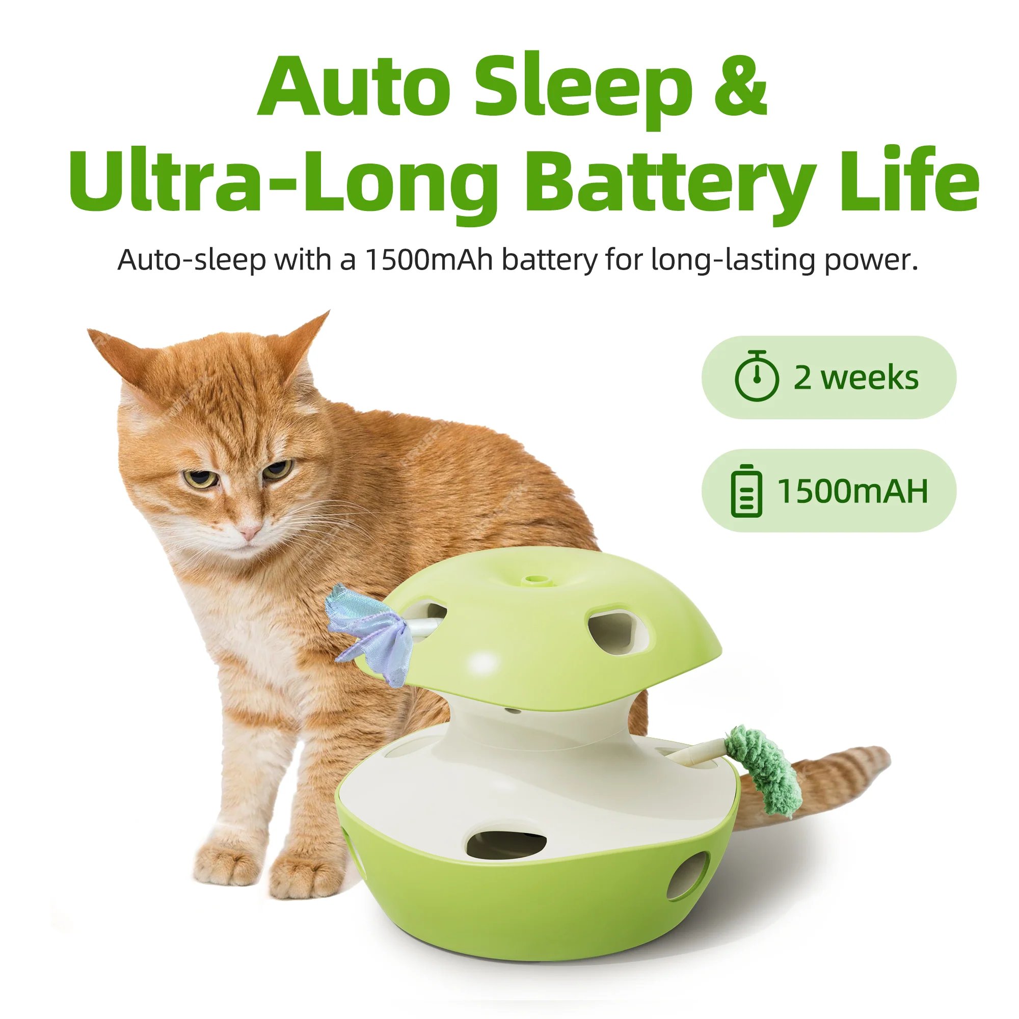 🎯 🍎 Interactive Apple Cat Toy – Fun Prey Play for Curious Kitties!✨🐾