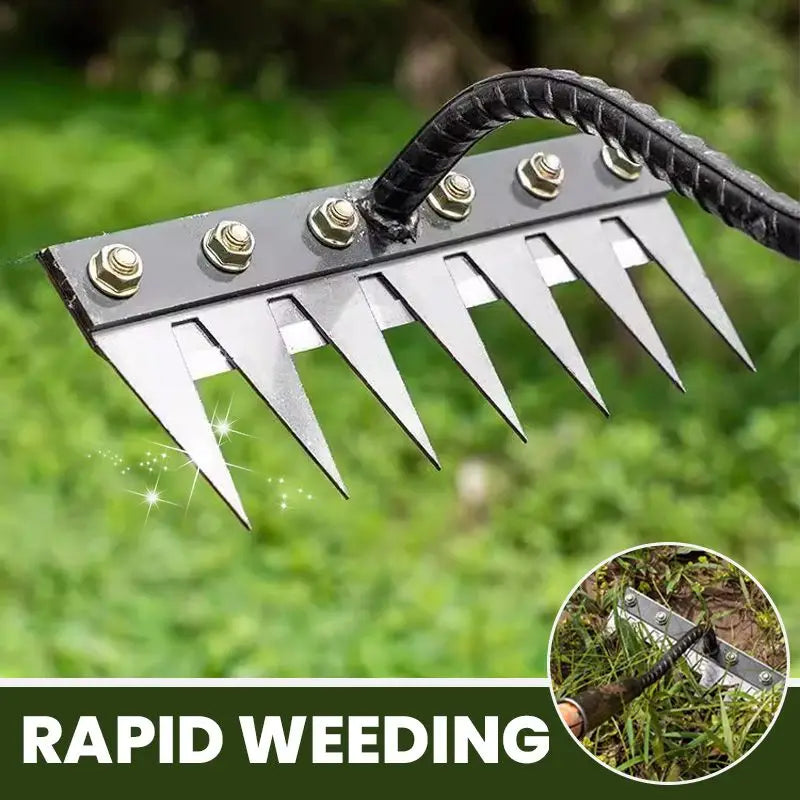 Upgraded Iron Weeding Rake