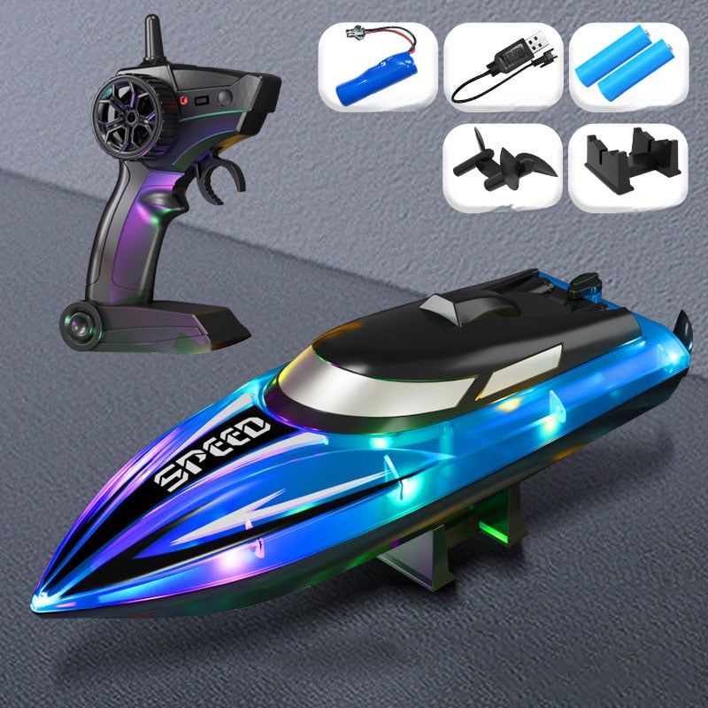 Force1 Velocity Fast RC Speed Boat with Underwater Driving Feature
