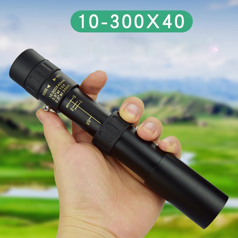 10x-300x Monoculars, Compact And Waterproof, Suitable For Hunting, Bird Watching, And Hiking.