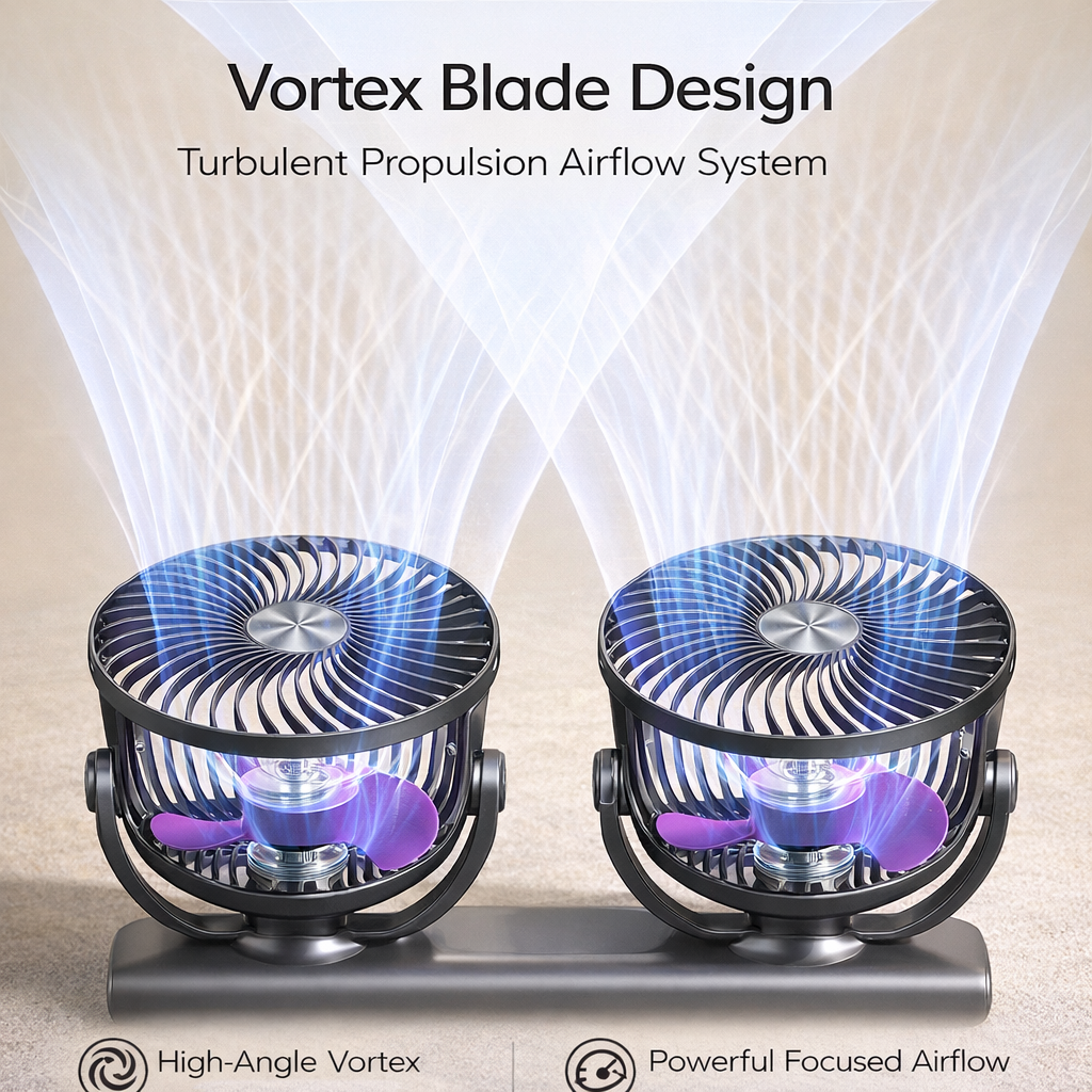 Comfortable All Night Multifunctional USB Cooling Fan