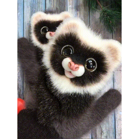 🎉The Perfect Gift ✨Hand-knitted animal Mittens