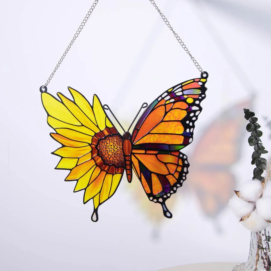 🔥Hot Sale 49% OFF - 🦋Butterfly Sunflower Suncatcher