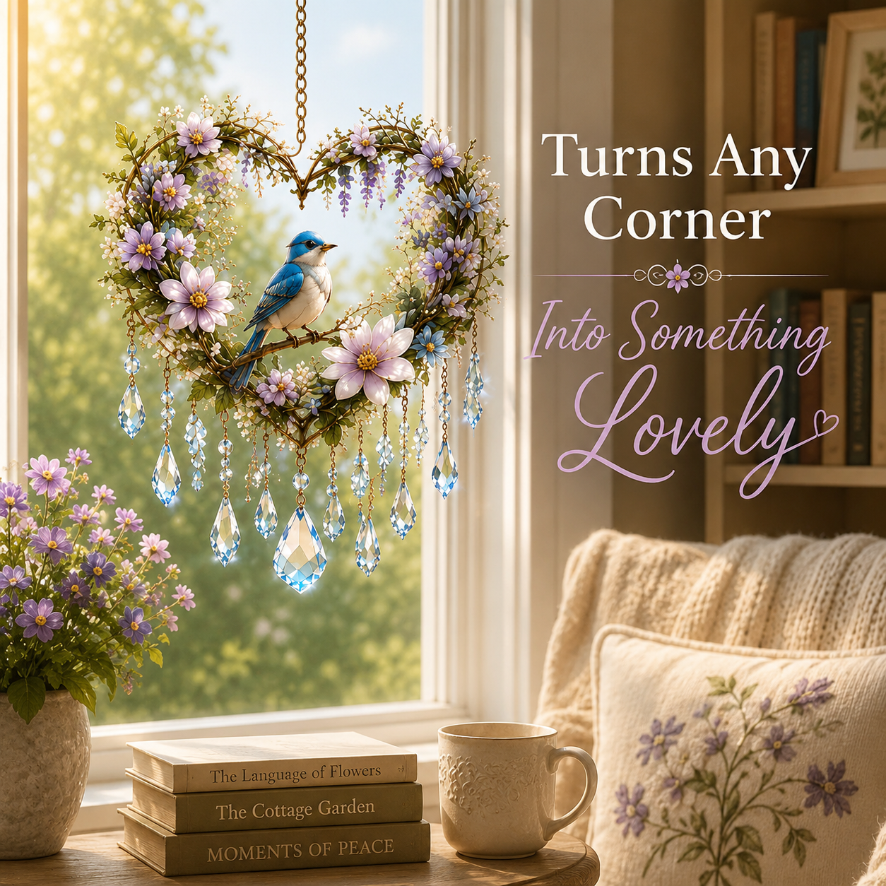 Crystal Garden Suncatcher – Turn an Empty Window Into a Beautiful, Light-Filled Corner
