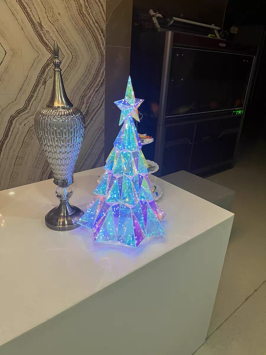 "Galaxy Christmas Tree Light: Illuminate Your Holiday with Magical Glow"
