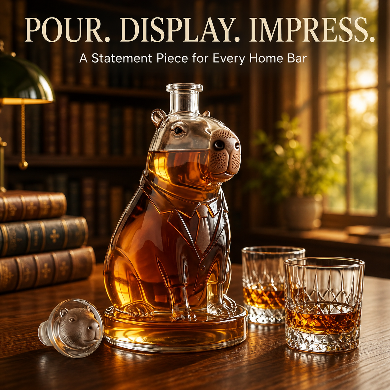 Capybara Conference Limited Edition Whiskey Decanter