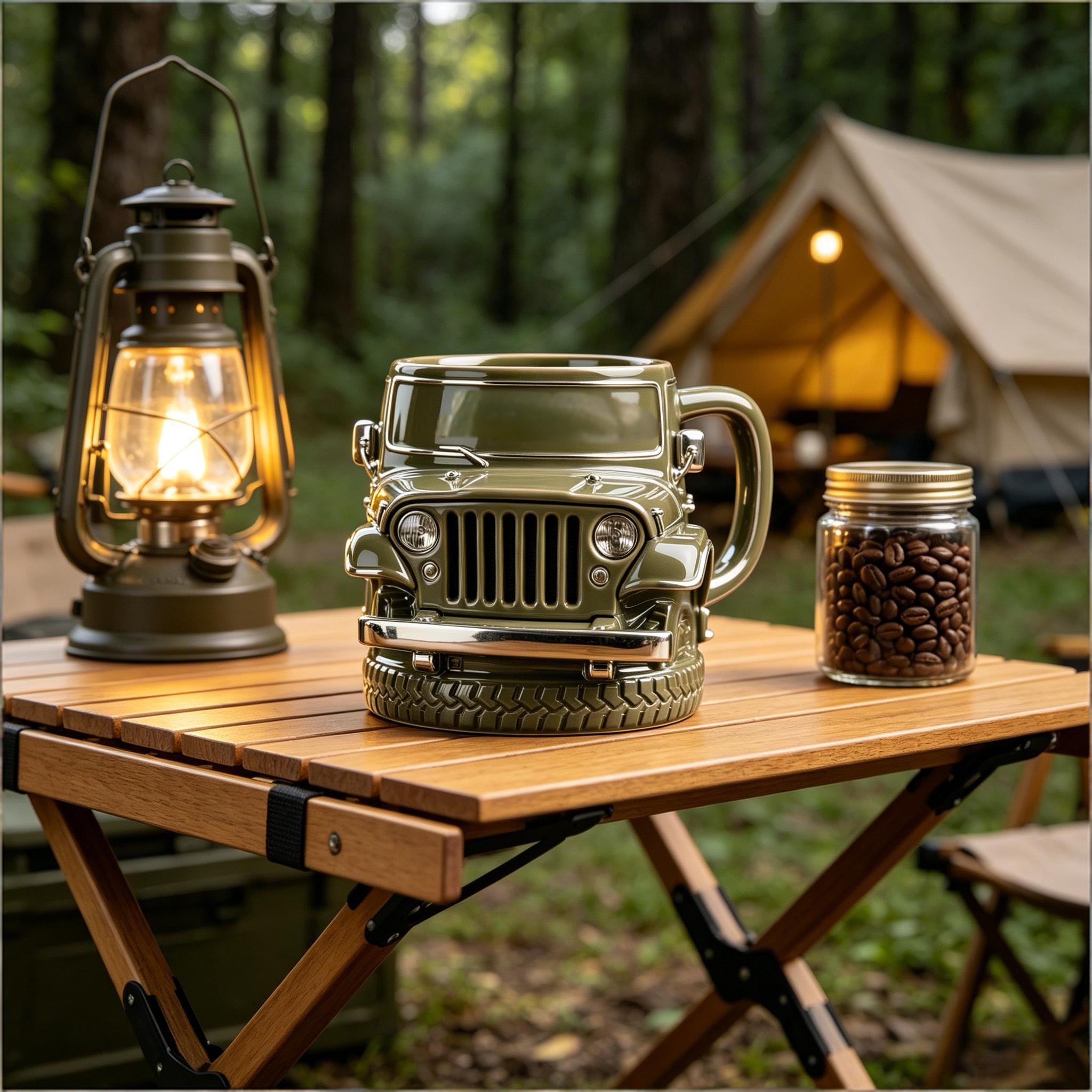 🚙☕Jeep Car Shaped Mug – Bold Design for Every Drive