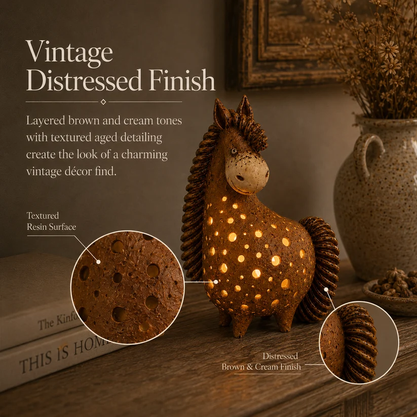 🐴✨ Vintage Horse Accent Light – A Timeless Glow For Every Horse Lover